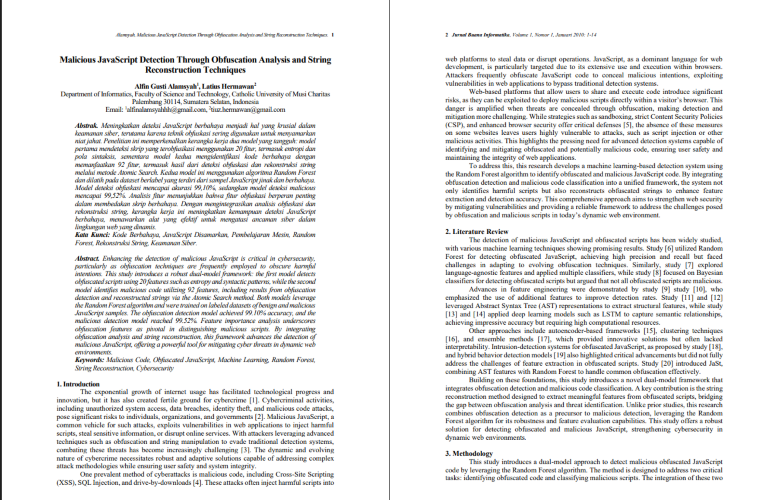 Malicious JavaScript Detection Malicious JavaScript Detection